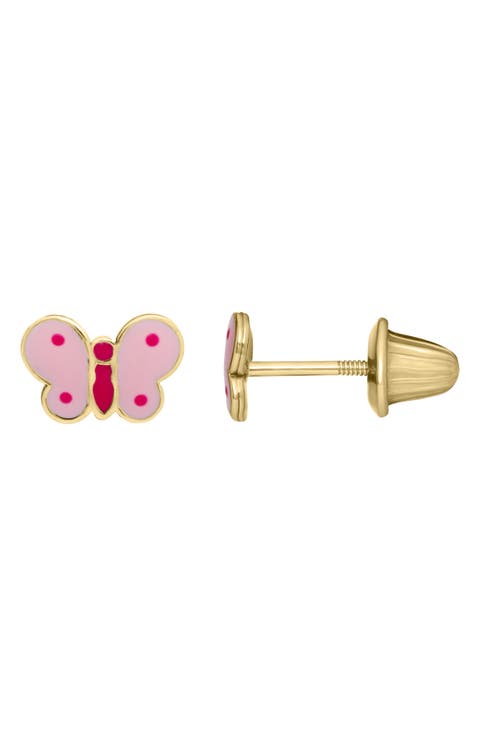 Kids' Butterfly Stud Earrings