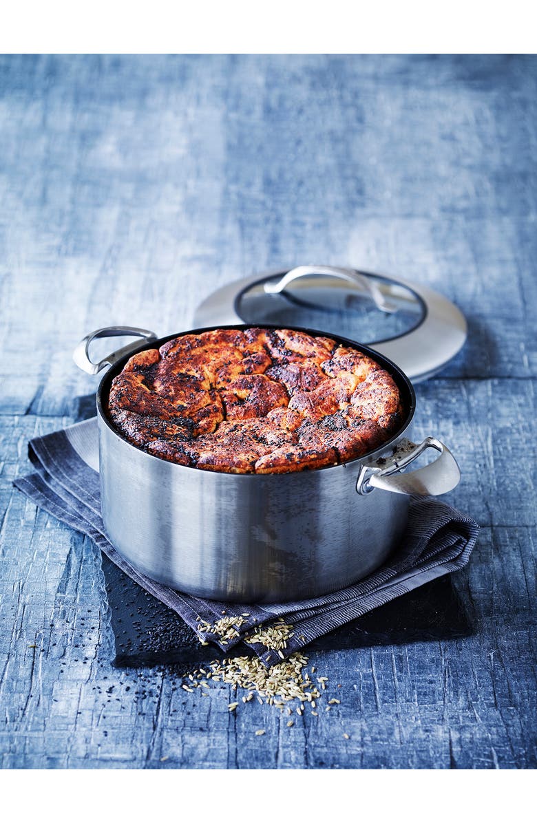 Scanpan CTX 7.5 Quart Dutch Oven with Lid, Stainless Steel, Alternate, color, Silver