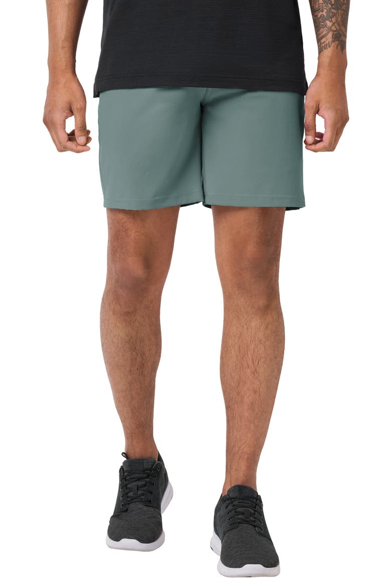 Wanderlust 7-Inch Shorts, Main, color, BALSAM GREEN