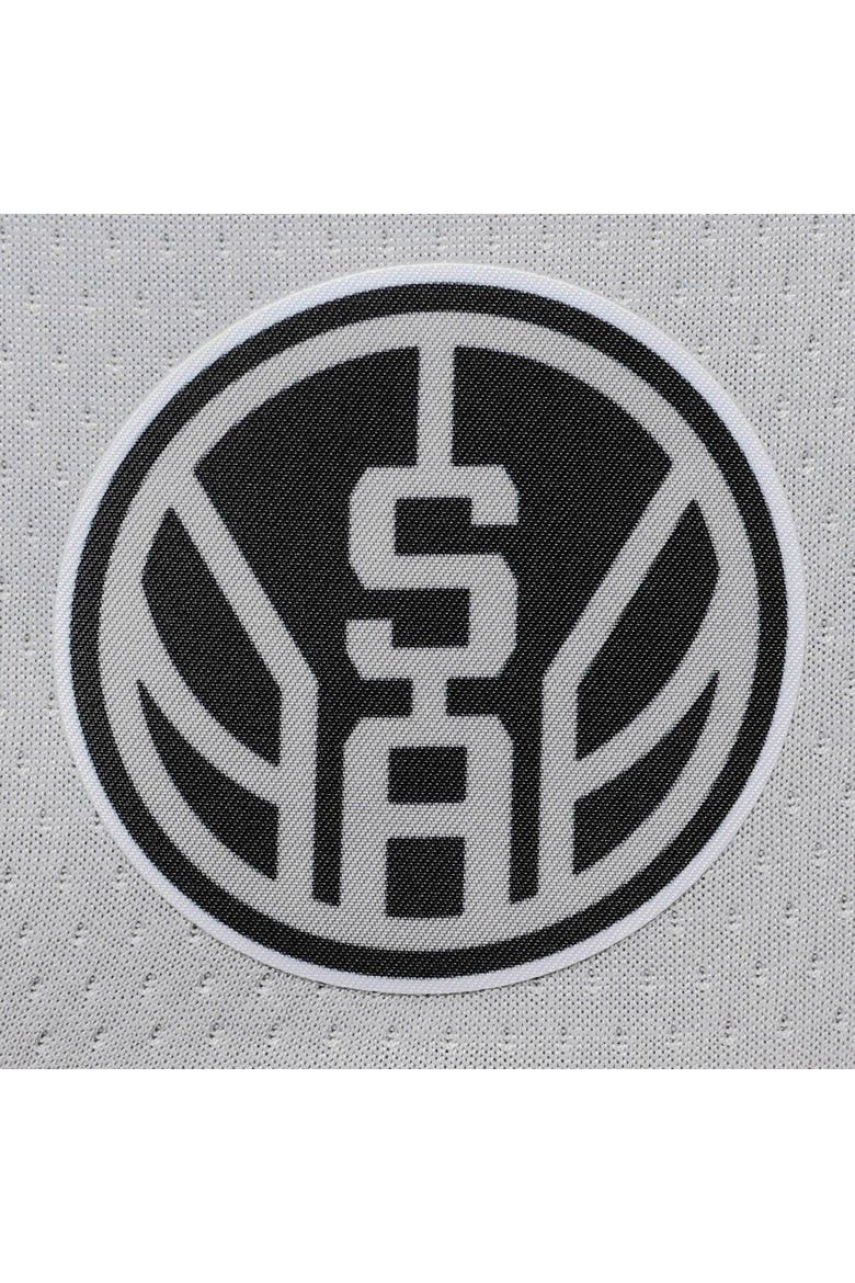 Youth Jordan Brand Silver San Antonio Spurs 2019/20 Swingman Performance Shorts - Statement Edition, Alternate, color, Silver
