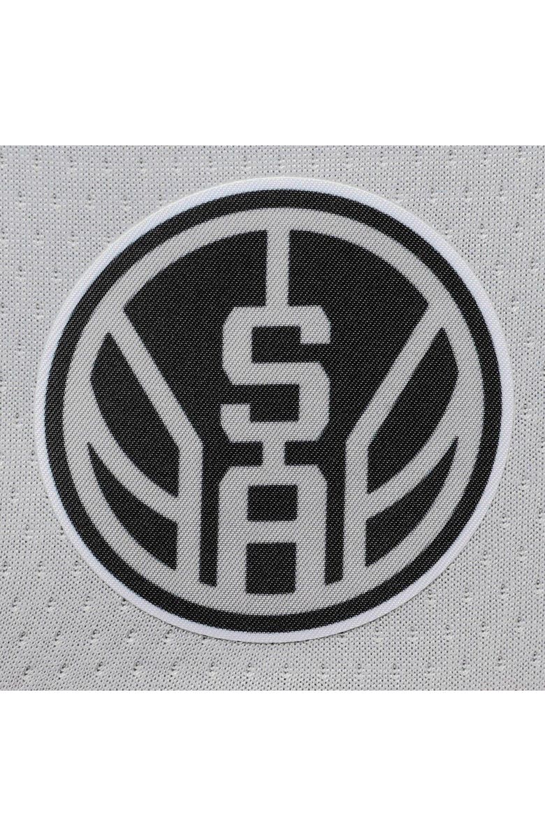 Jordan Brand Youth Jordan Brand Silver San Antonio Spurs 2019/20 Swingman Performance Shorts - Statement Edition, Alternate, color, 