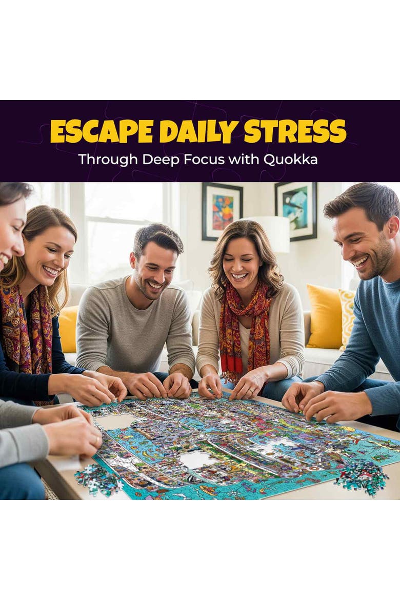 1000 Piece Jigsaw Puzzle for Adults - Galactic Tails, Cruise Vistas & Knightly Cats, Alternate, color, Cruise Vistas