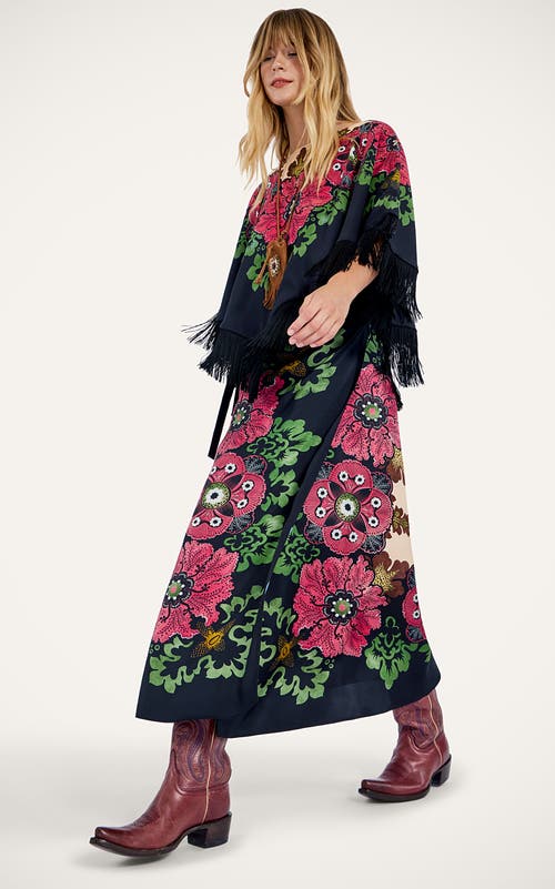 La Dublej Sarong Skirt Placée In Multi