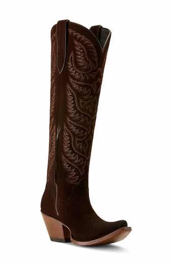 Laramie X Toe Knee High Western Boot