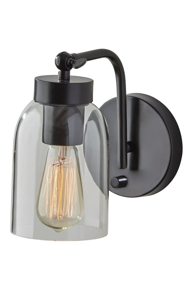 Bristol Wall Lamp, Main, color, BLACK