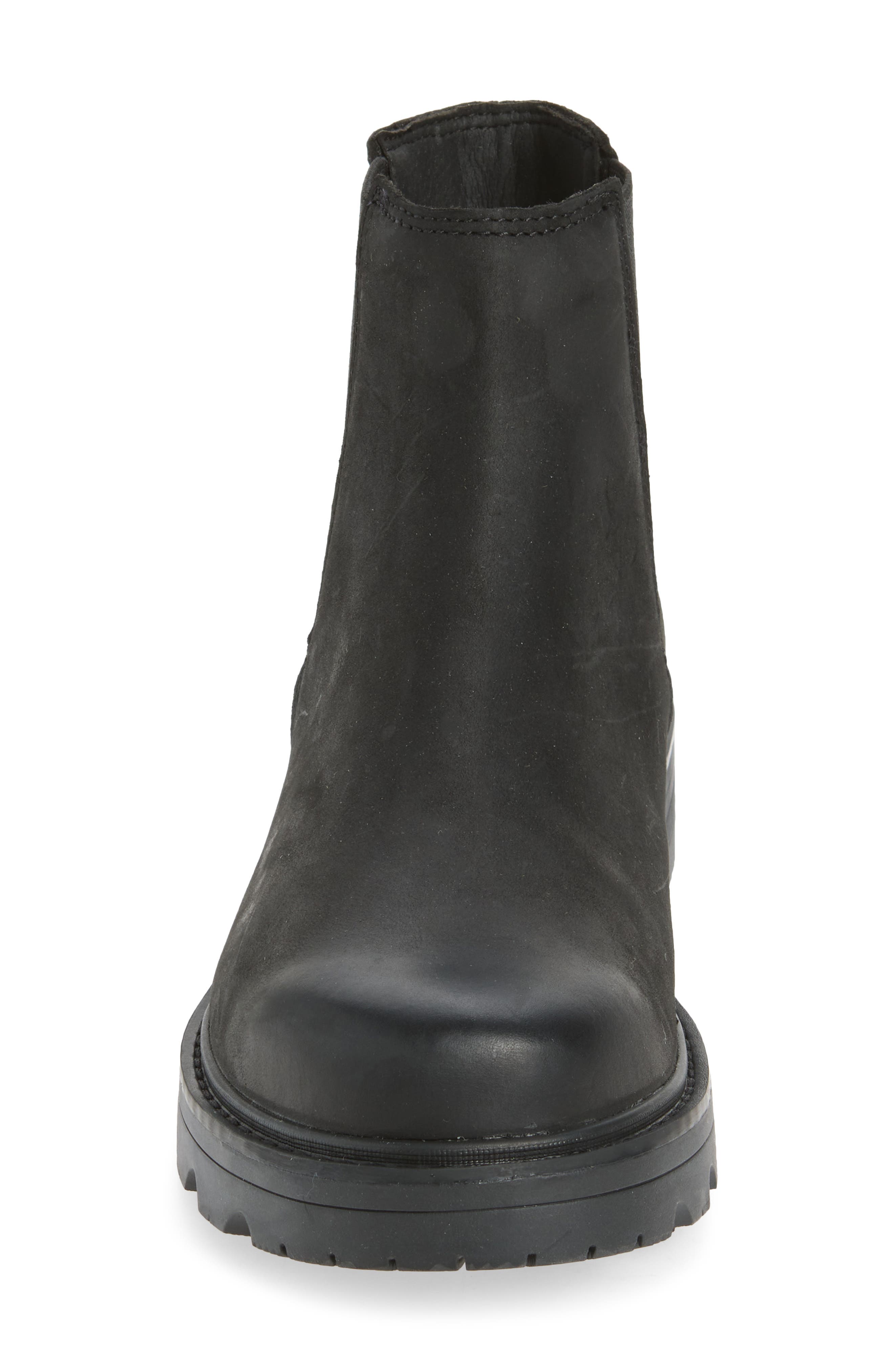 Revel Road Waterproof Chelsea Boot, Alternate, color, BLACK/ BLACK