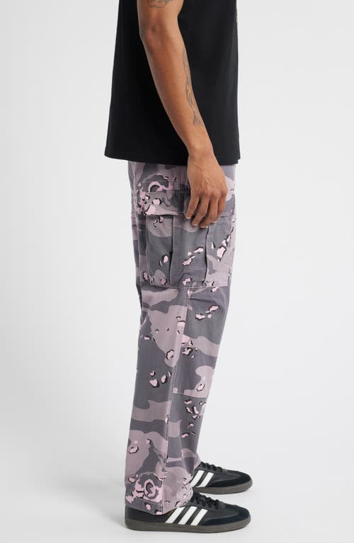Icecream Dipped Camouflage Ripstop Cargo Pants In Pink