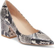 Stuart Weitzman Ave 75 Croc Embossed Pump