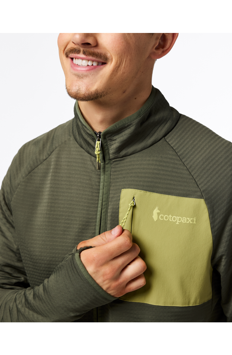 Cotopaxi Otero Fleece Half-Zip Pullover - Men's, Alternate, color, Fatigue