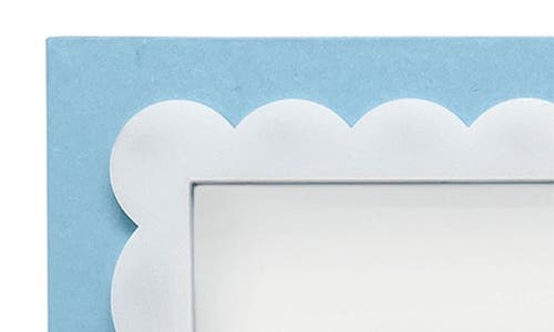 Mariposa Periwinkle Blue Scallop 5 X 7-inch Picture Frame In Blue