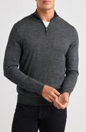 Bonobos Merino Wool Quarter Zip Sweater