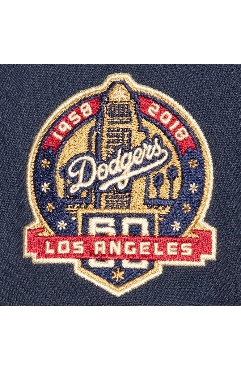 Mitchell & Ness Men's Mitchell & Ness Navy Los Angeles Dodgers Work It Snapback Hat, Alternate, color, 