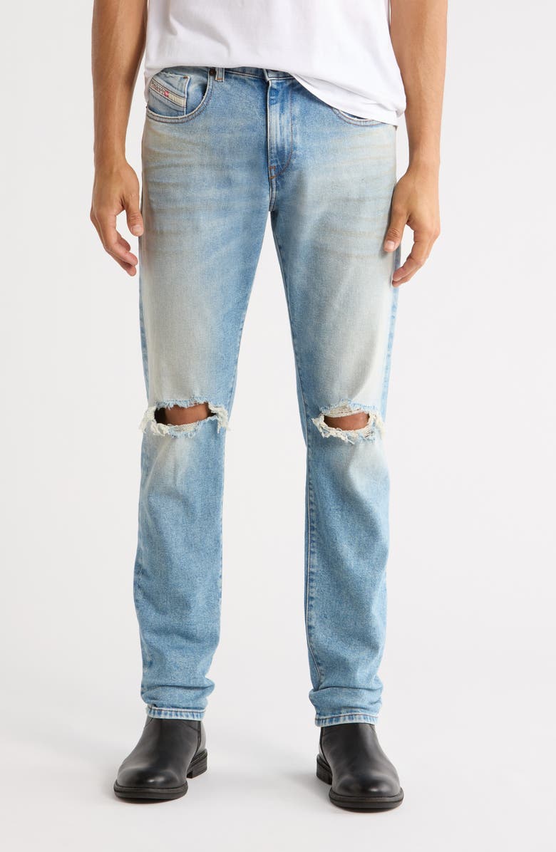 DIESEL<sup>®</sup> 2019 D-Strukt Slim Fit Jeans, Main, color, Light Blue Denim