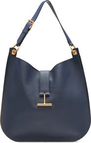 TOM FORD Large Tara Leather Hobo Bag