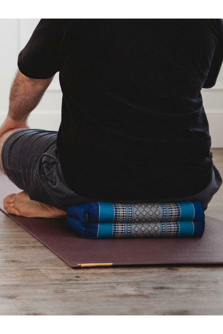 Zafuko Yoga & Meditation Cushion, Alternate, color, Deap Sea Blue
