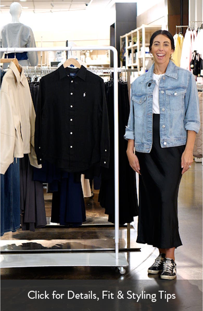 Classic Fit Linen Button-Up Shirt, sales video thumbnail