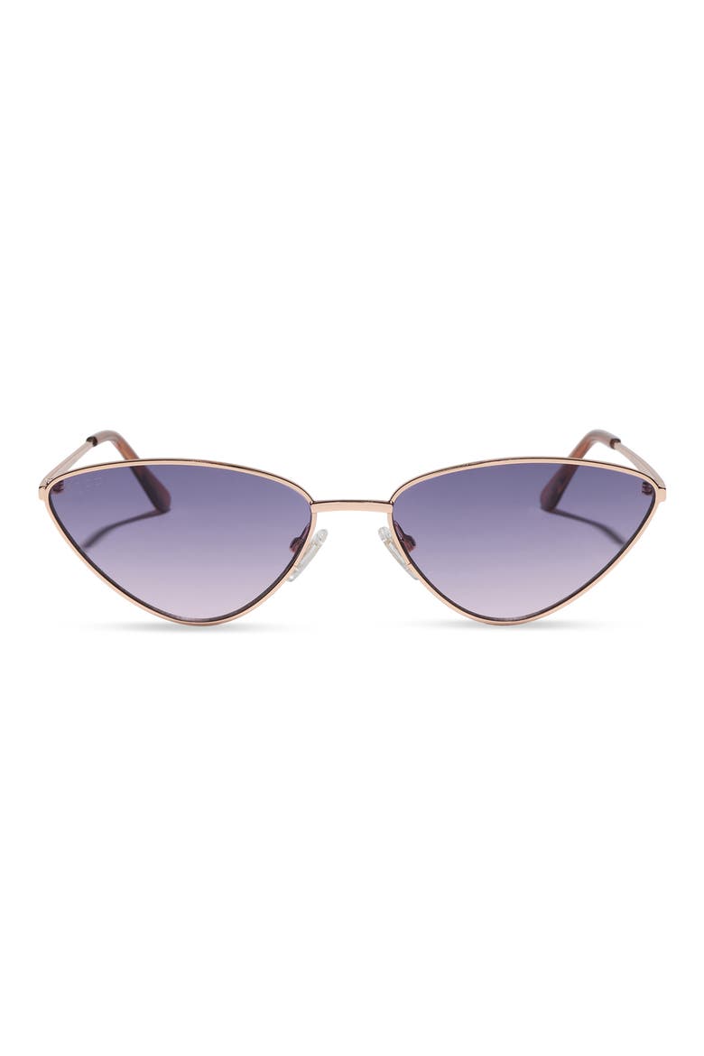 Tabitha Cat Eye Sunglasses, Main, color, CHAMPAGNE LAVENDER ROSE
