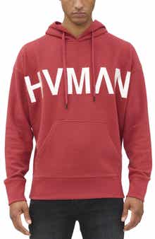 HVMAN Logo Waffle Knit Pullover Hoodie
