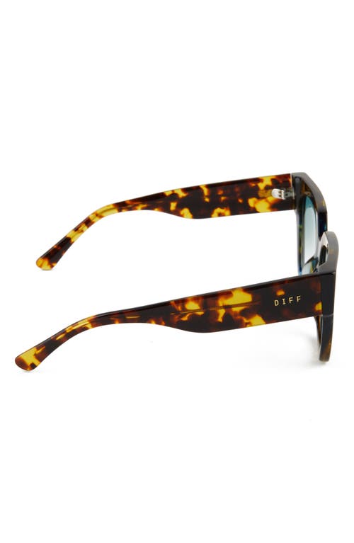 Diff Remi Ii 53mm Polarized Square Sunglasses In Blue