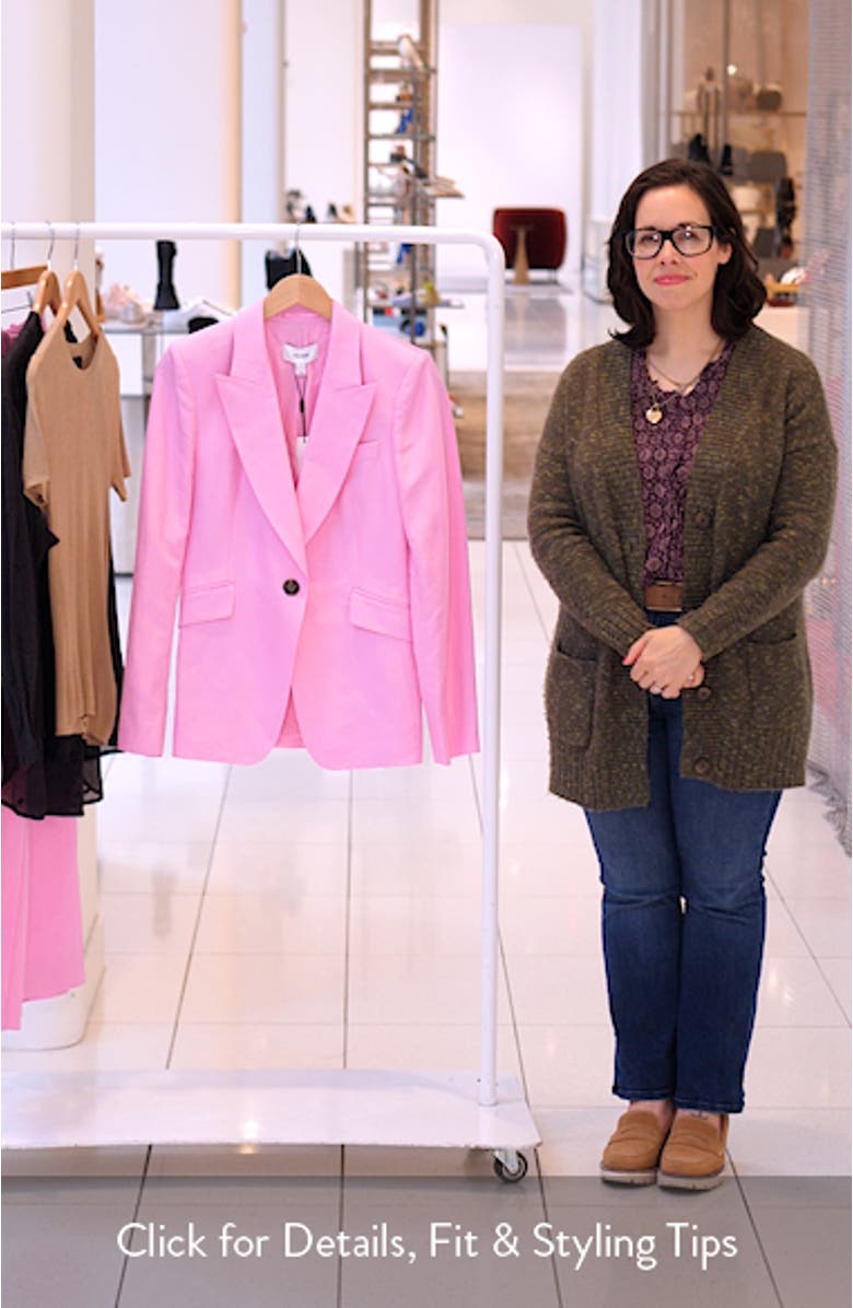 Raine One-Button Blazer, sales video thumbnail
