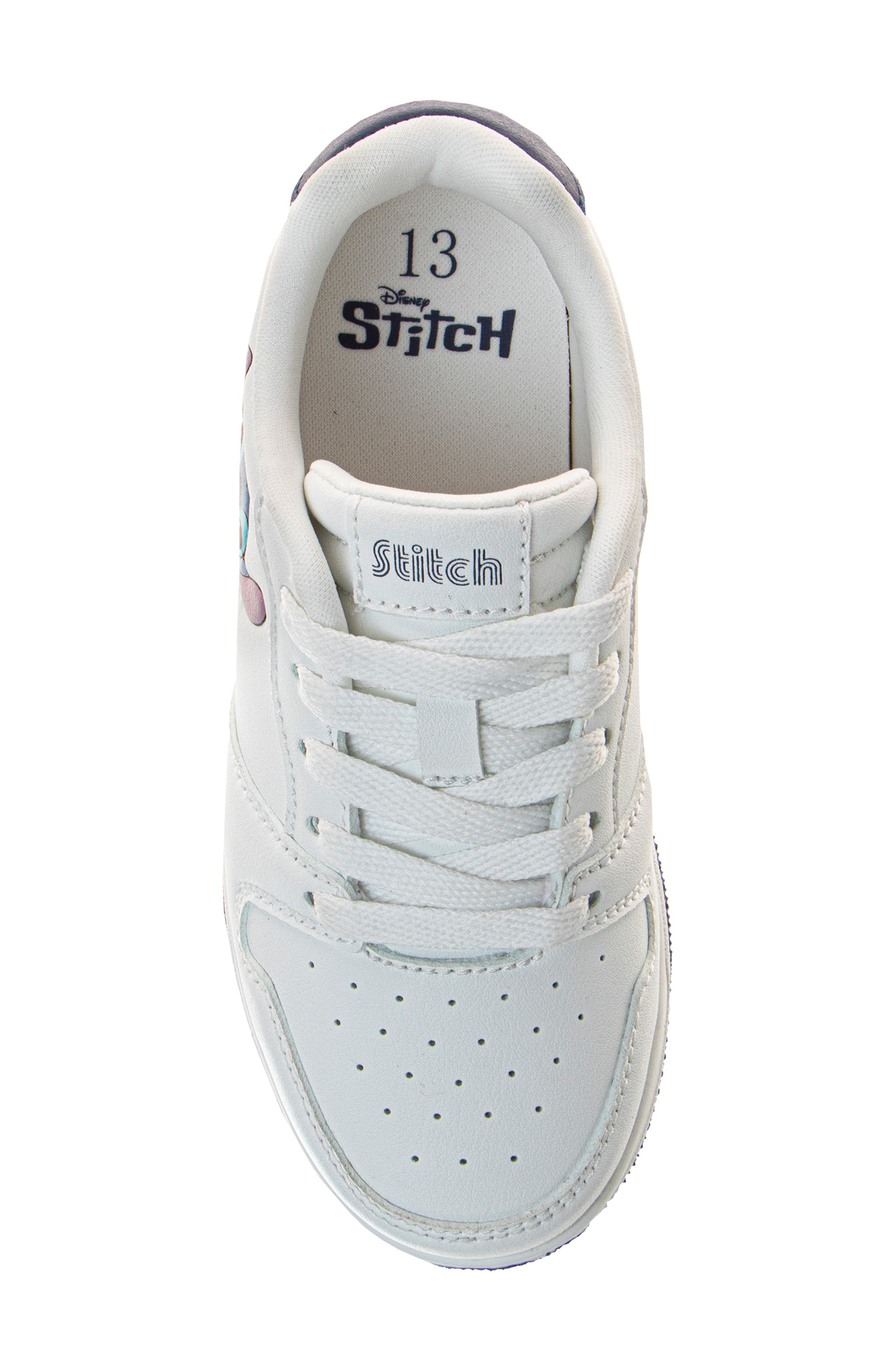 JOSMO Kids' Disney Stitch Sneaker, Alternate, color, White