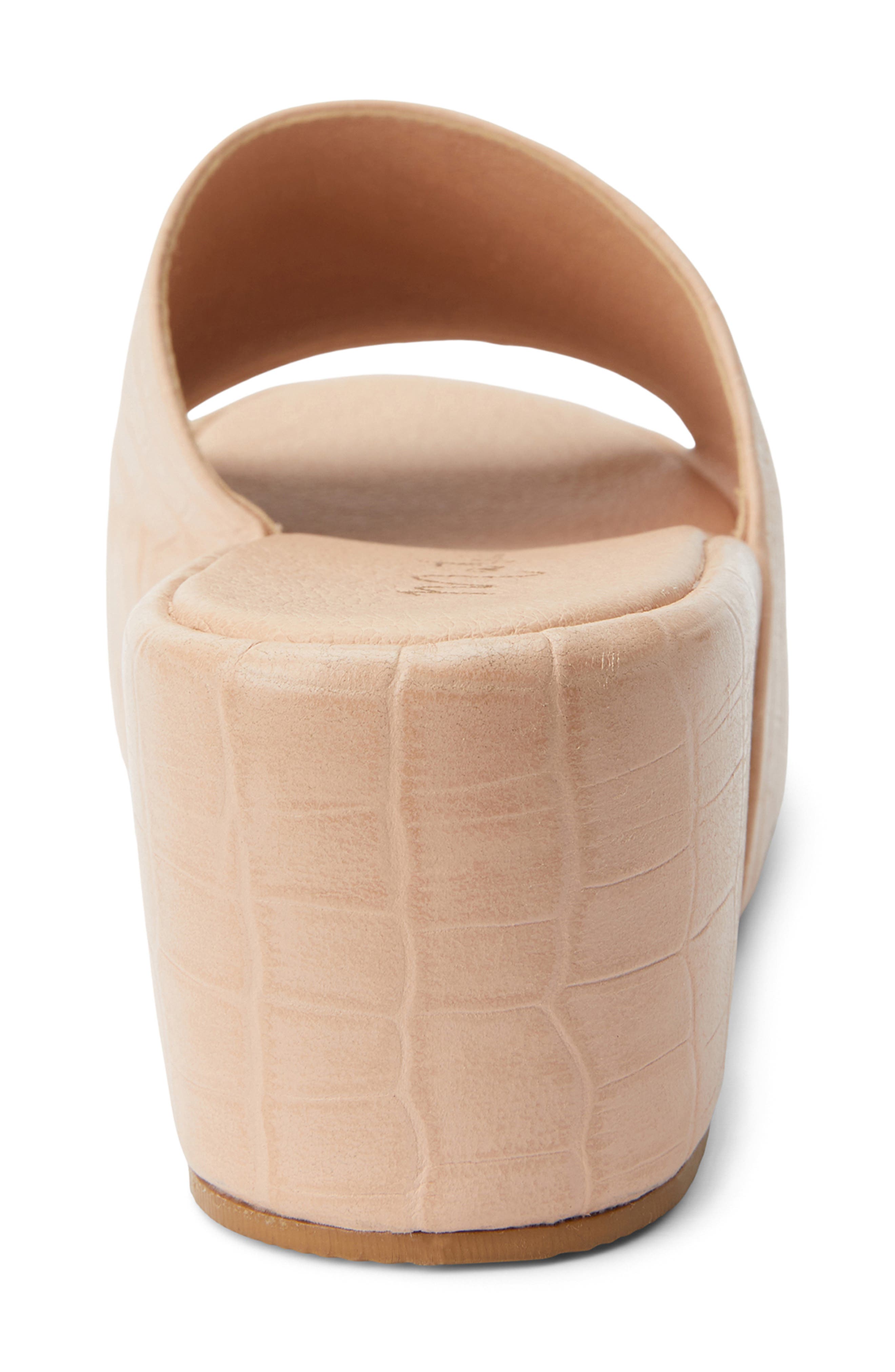 Matisse Frida Platform Sandal, Alternate, color, Natural Croc