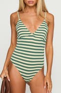 Princess Polly Like A Daydream Stripe Tank Bodysuit