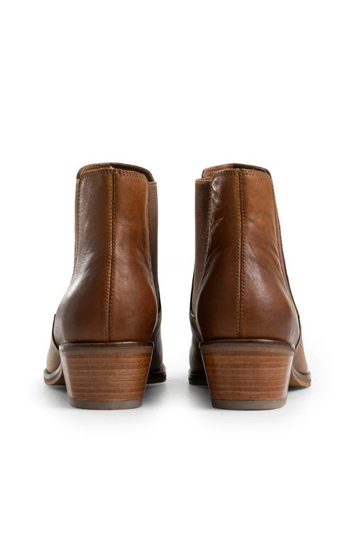 Velez Top Grain Leather Boots For Women Comfortable Ankle Boot In Brown