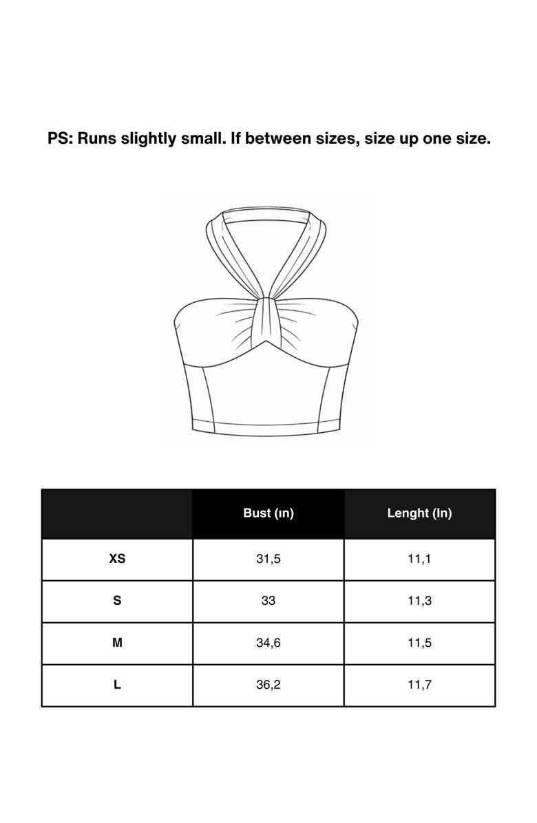 Nocturne Twist Halter Neck Bustier, Alternate, color, Khaki