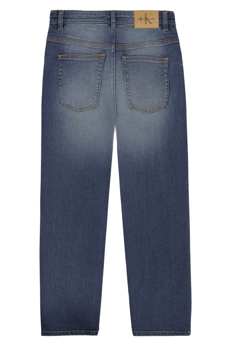 Kids' Calvin Baggy Fit Jeans, Alternate, color, HOUSTON MID BLUE