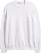 Bugatchi Textured Cotton
Silk Crewneck Sweater