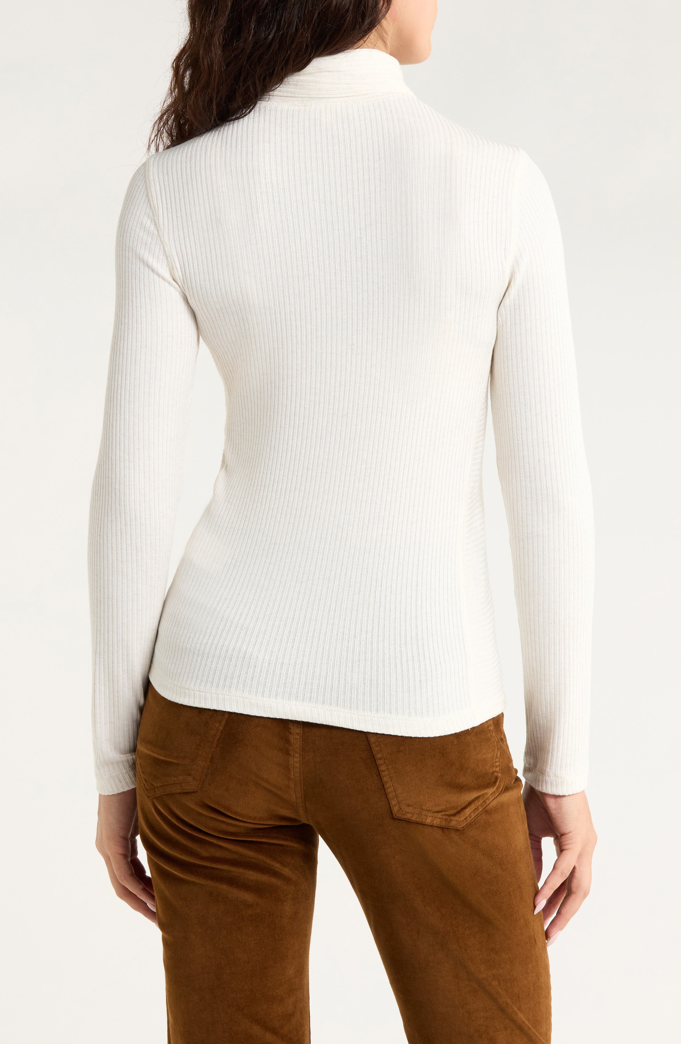 Rib Turtleneck Top - image 4