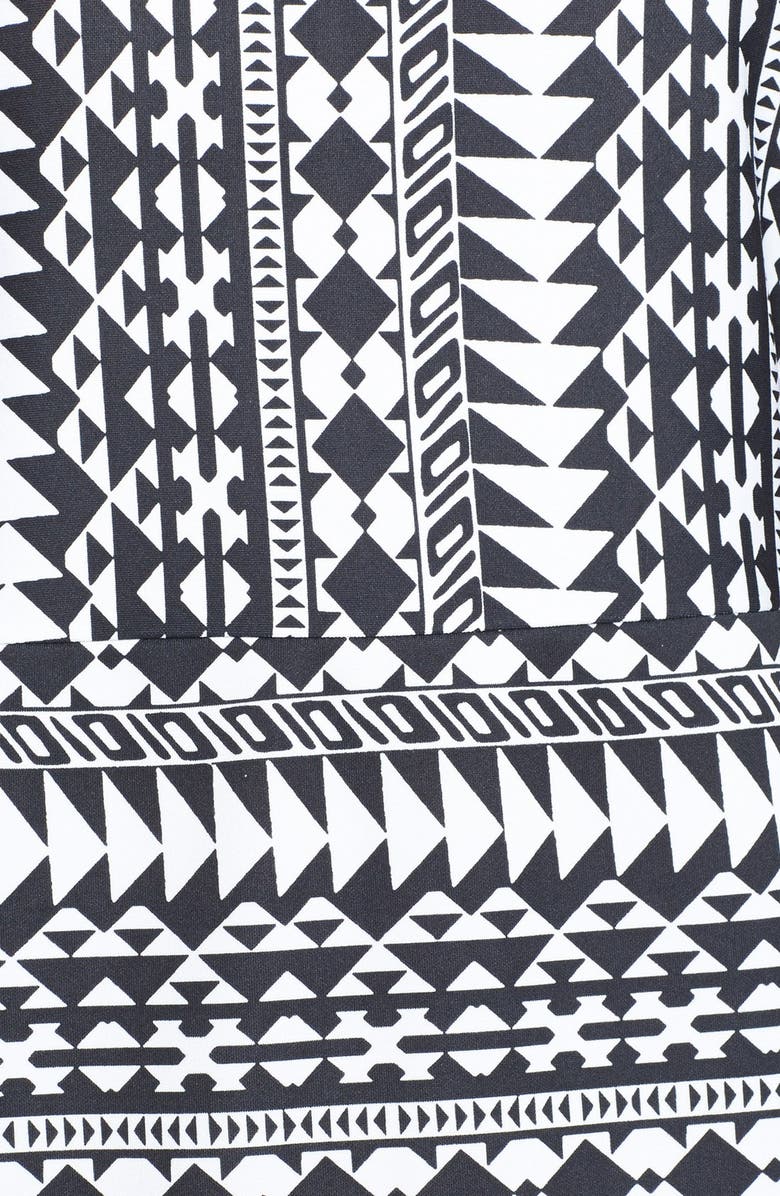 Collective Concepts Print Shift Dress, Alternate, color, 