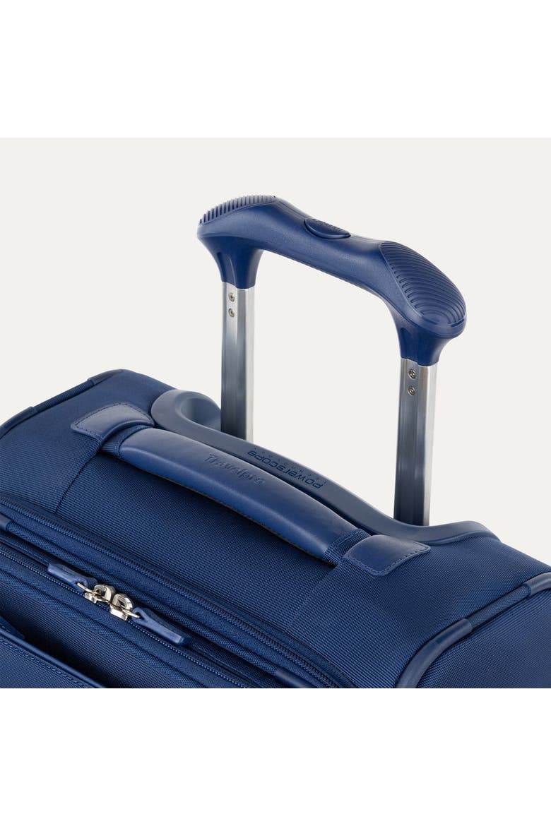 Versapack + Lightweight Softside Expandable 21" Carry On Spinner Luggage, Alternate, color, Estate Blue