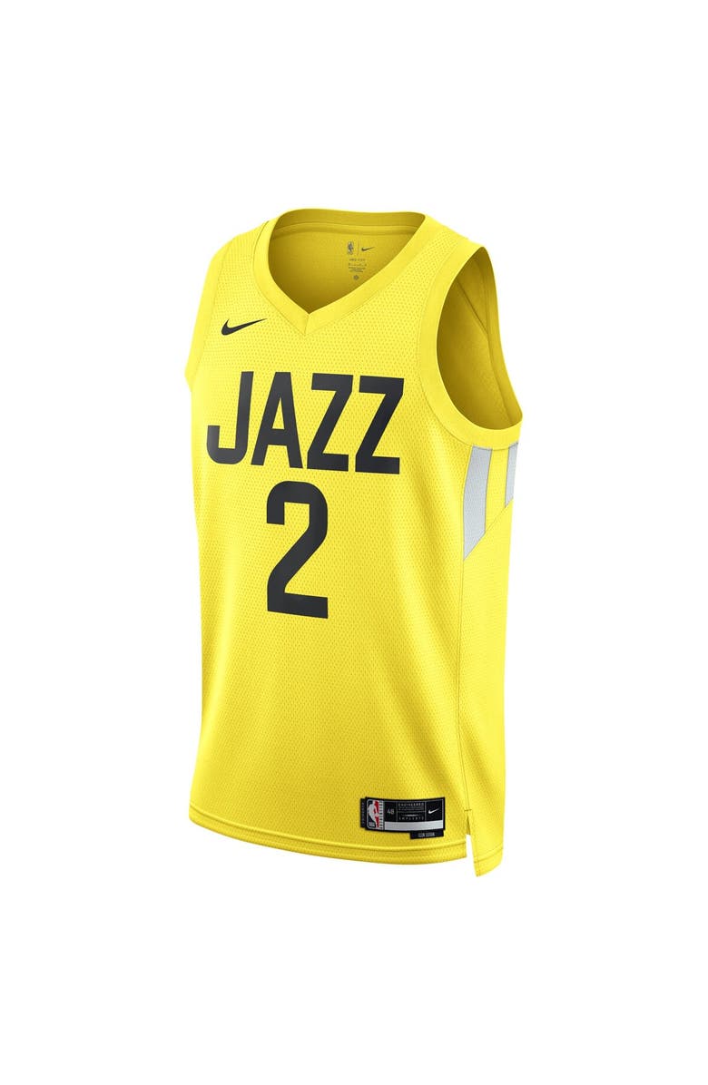 Nike Unisex Nike Collin Sexton Gold Utah Jazz Swingman Jersey - Icon Edition, Alternate, color, 