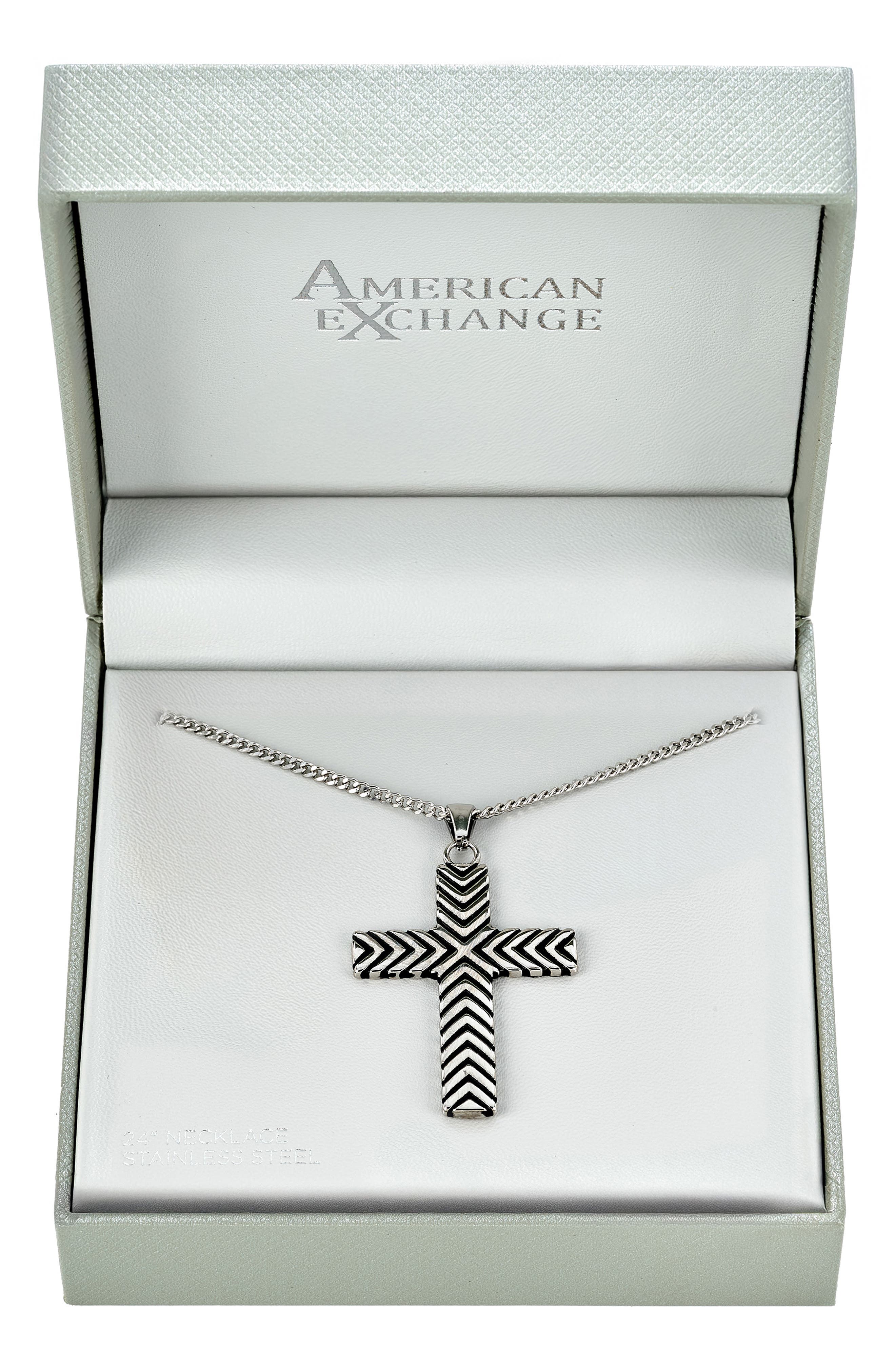 Men's Cross Pendant Necklace