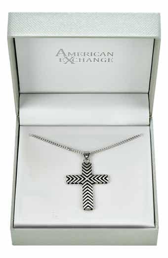Men's Cross Pendant Necklace