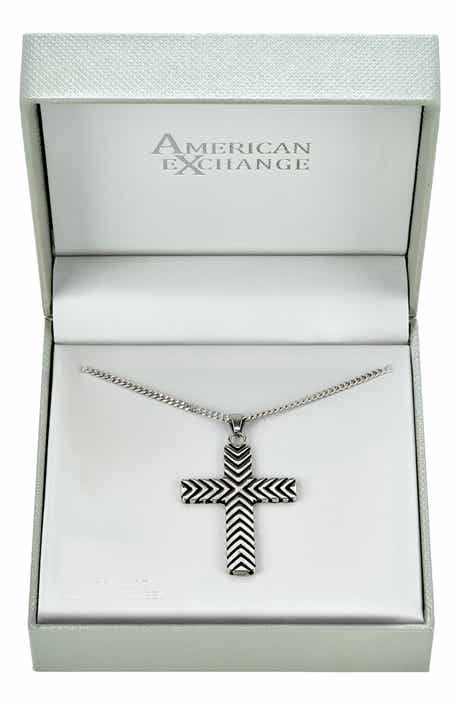 Men's Cross Pendant Necklace