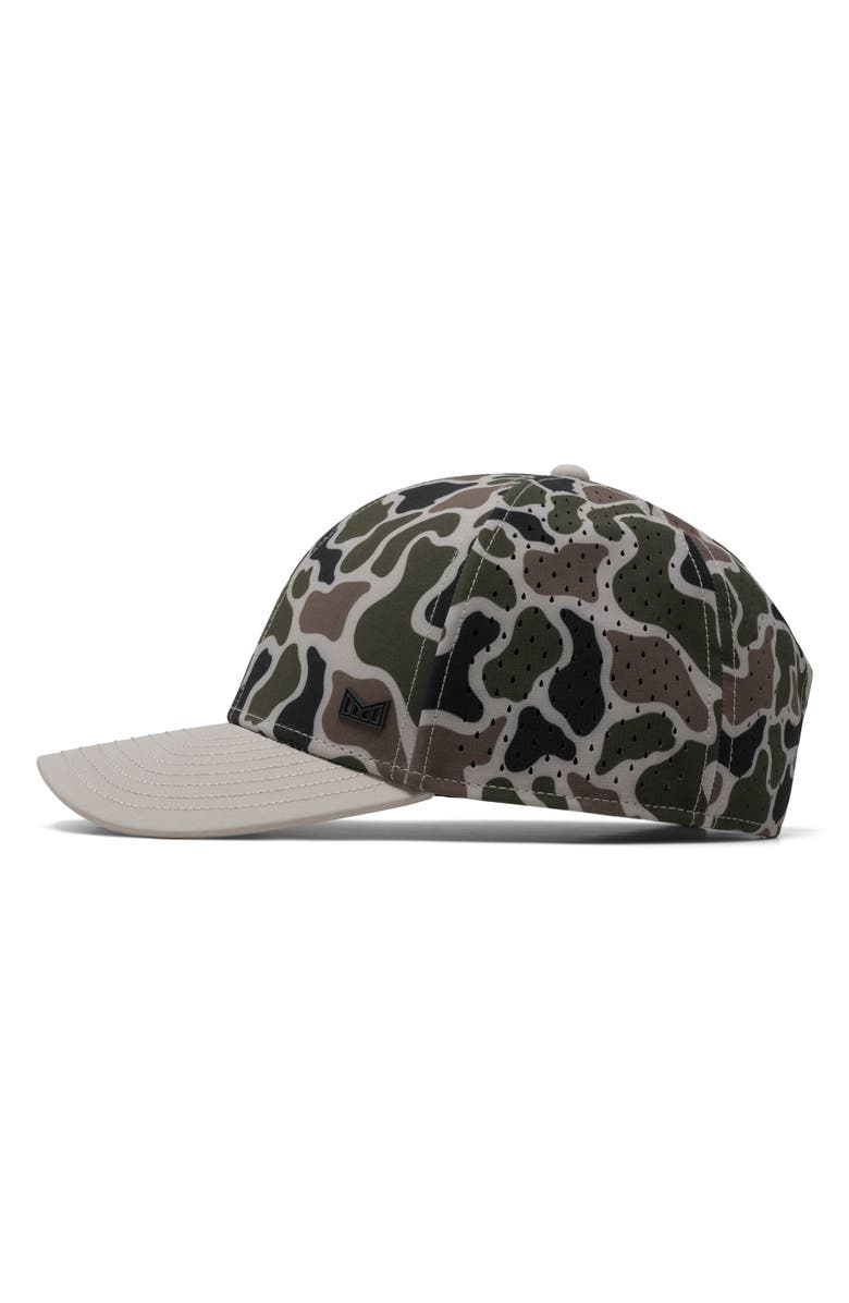 Melin A-Game Icon Hydro Camo Performance Snapback Hat, Alternate, color, Duck Camo