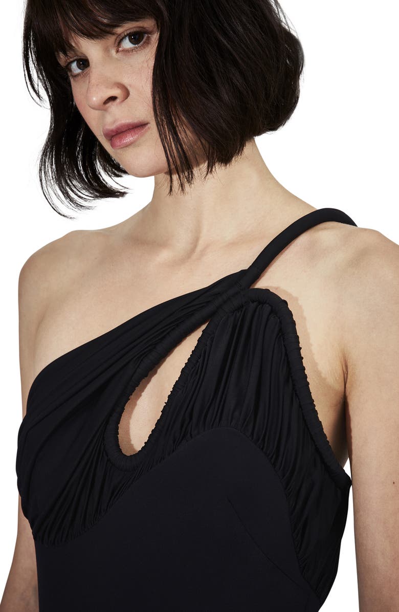 Et Ochs Monica Twist Cutout One-Shoulder Midi Dress, Alternate, color, 