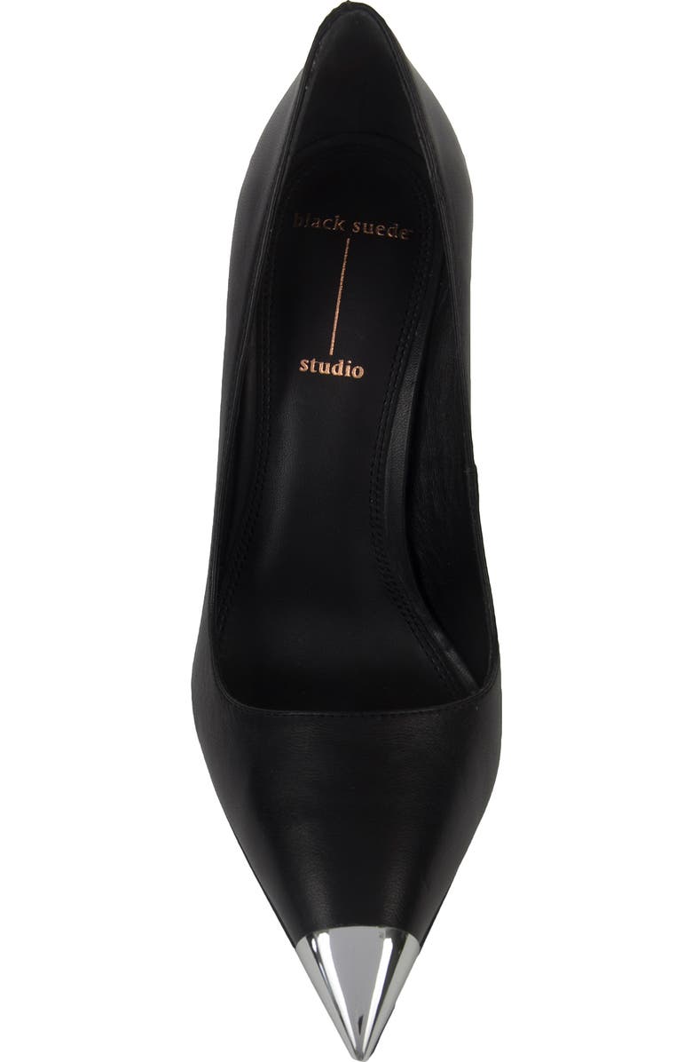 BLACK SUEDE STUDIO Tessa Pointed Toe Pump, Alternate, color,