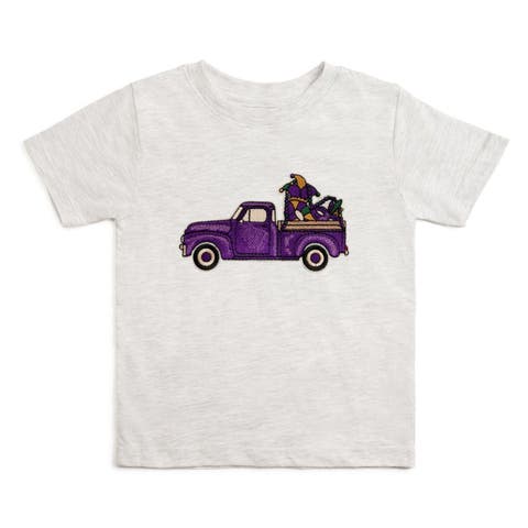 Mardi Gras Truck Patch Short Sleeve T-Shirt (Baby, Toddler & Little Kid)