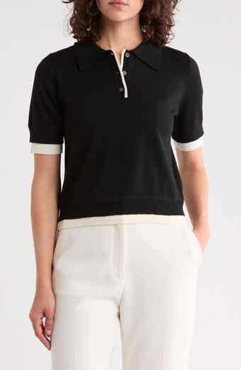 Contrast Trim Knit Polo