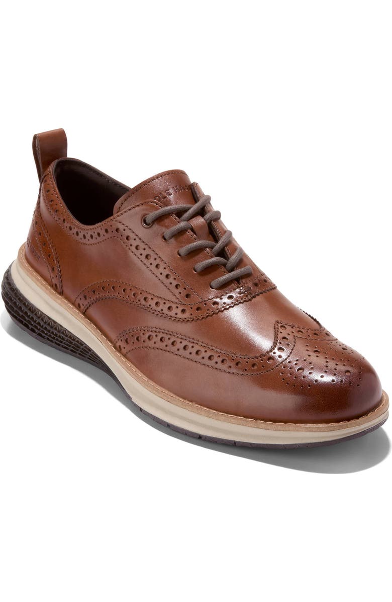 Cole Haan OriginalGrand Energyweave Wing Oxford, Main, color, British Tan Ivory