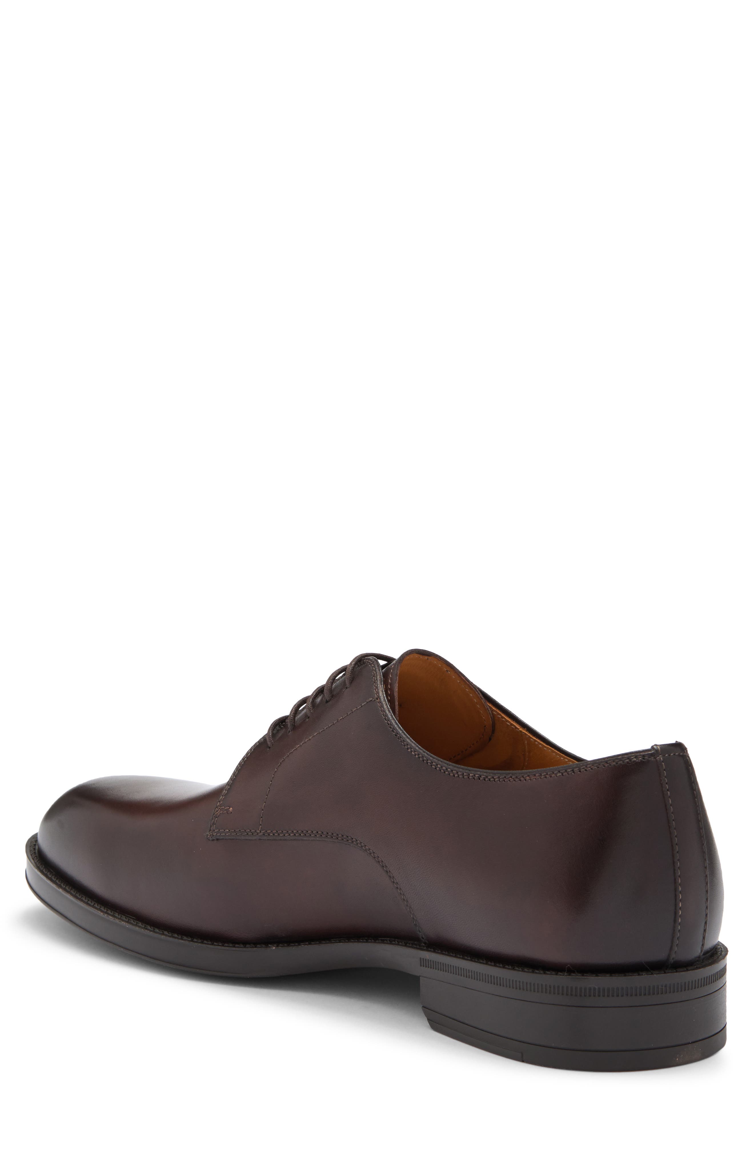 Magnanni Eddison Plain Toe Derby, Alternate, color, Brown