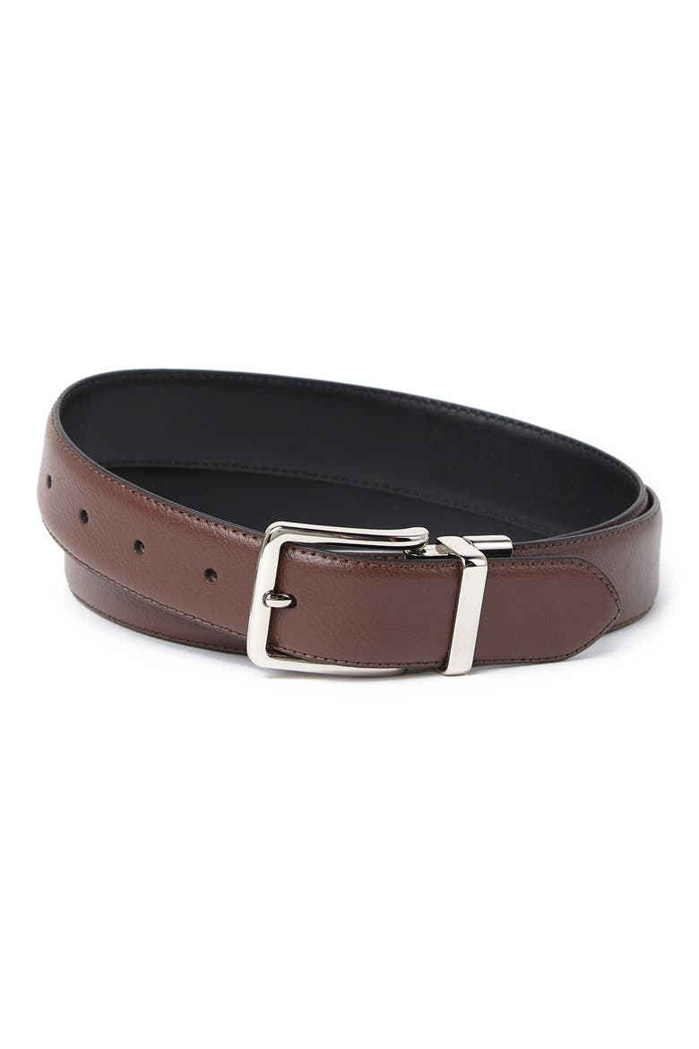 32mm Reversible Belt, Main, color, BROWN/ BLACK