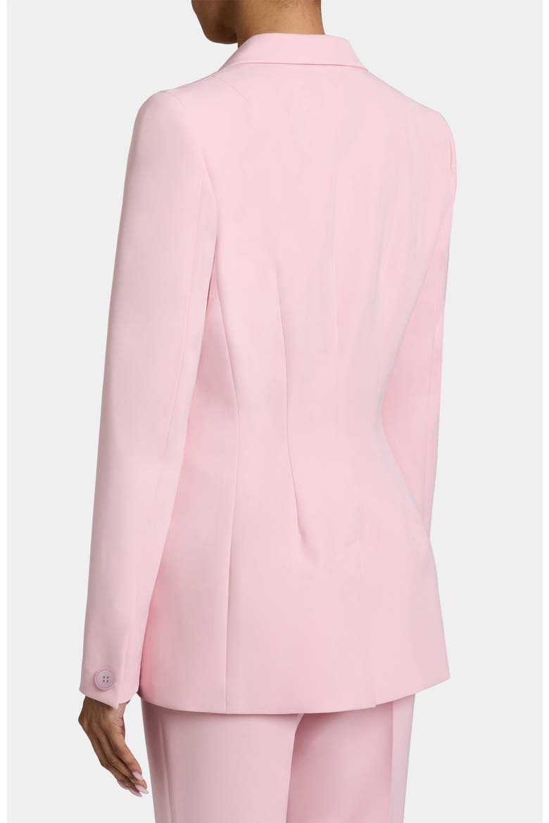 PACO Double Breasted Jacket in Soft Stretch Crepe, Alternate, color, SWEET PEA