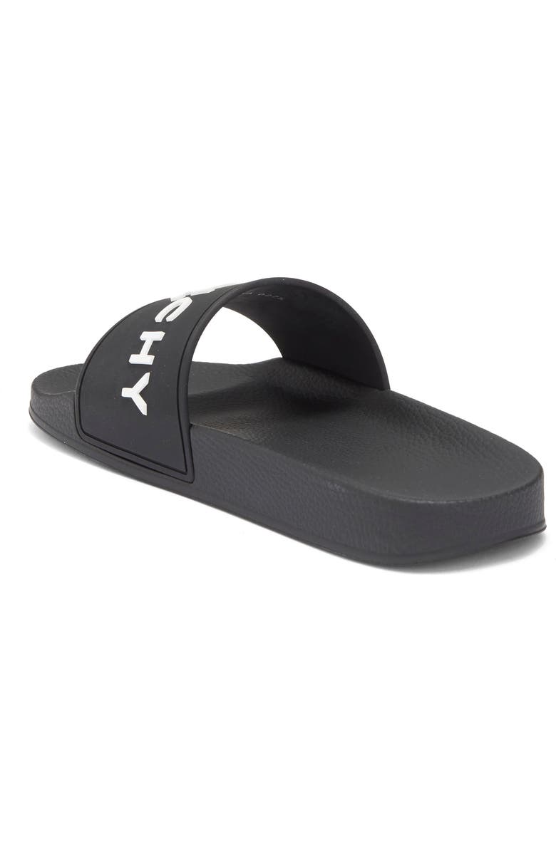 Givenchy Logo Slide Sandal, Alternate, color, Black