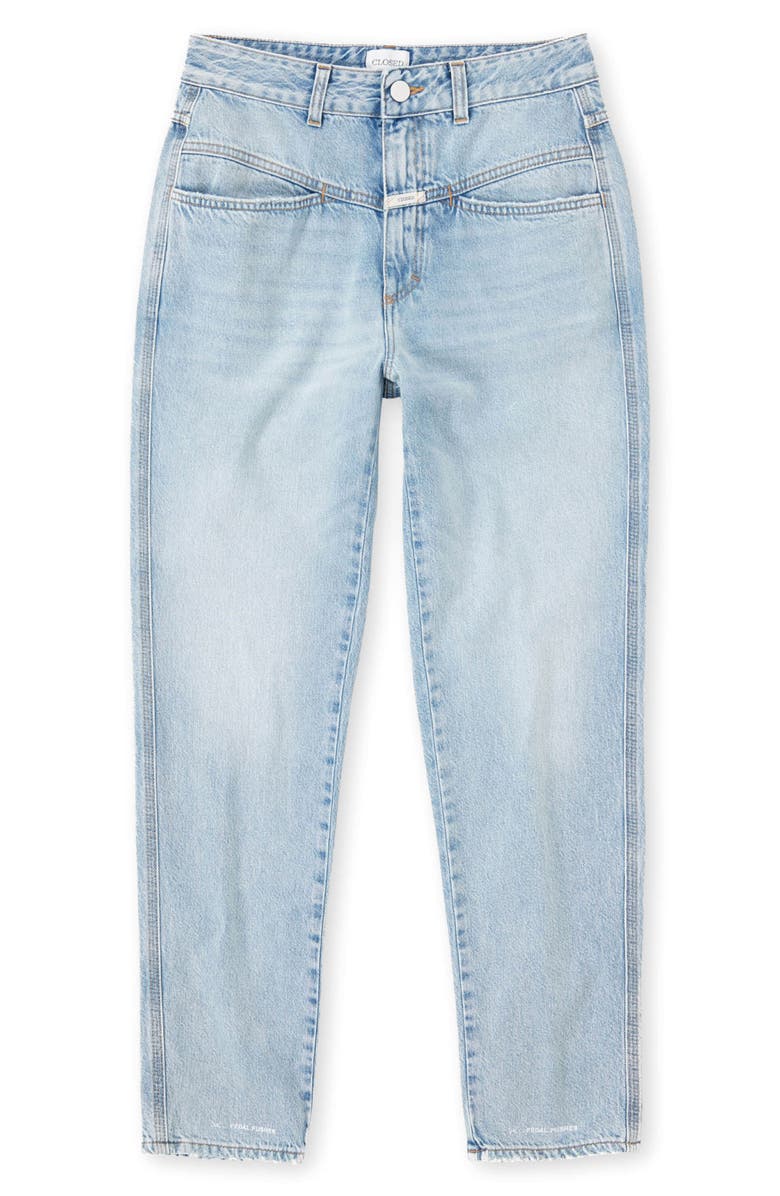 Closed Wide Leg Pedal Pusher Jeans, Alternate, color, Light Blue