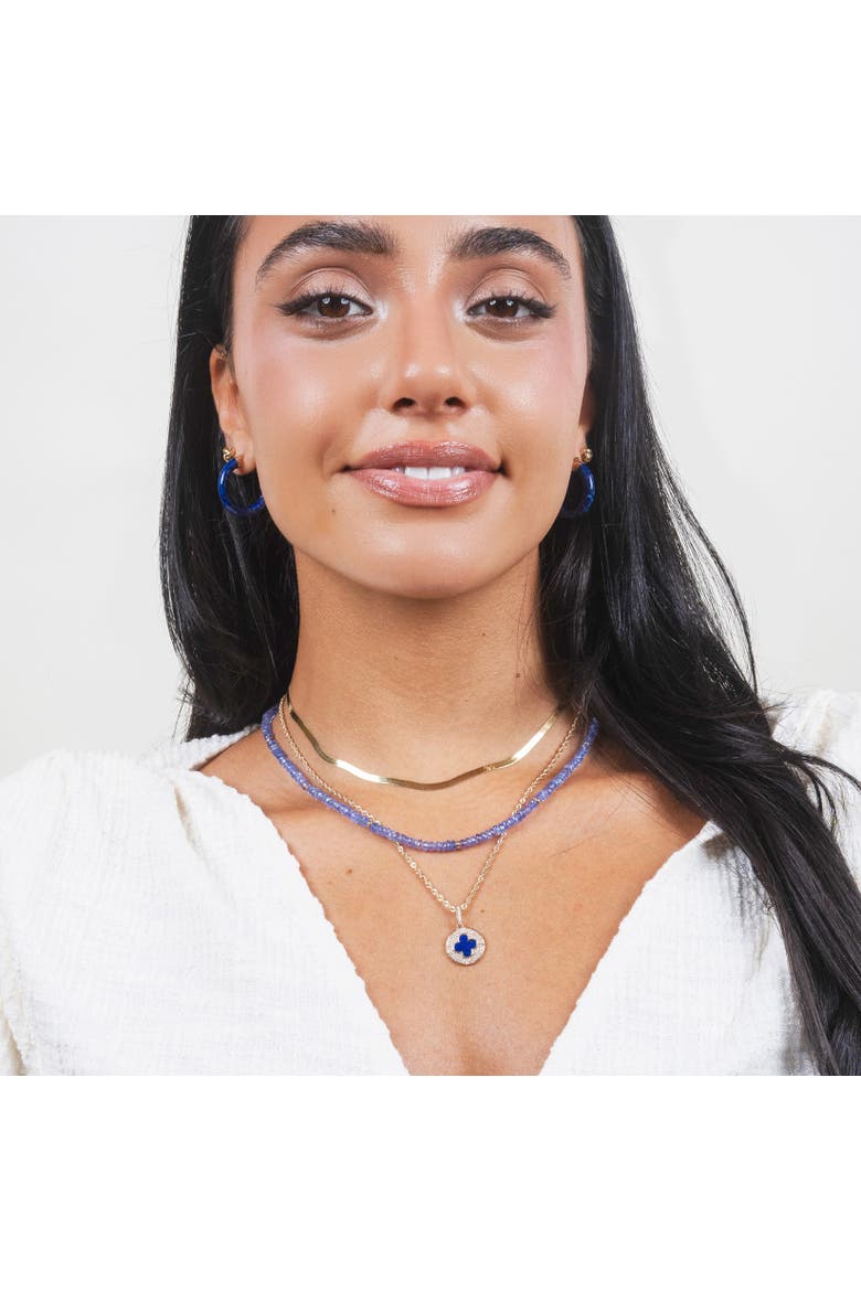 Tanzanite Bead Necklace, Alternate, color, Tanzanite